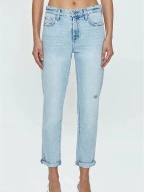 Pistola Riley Mid Rise Relaxed Girlfriend - Saint Vincent